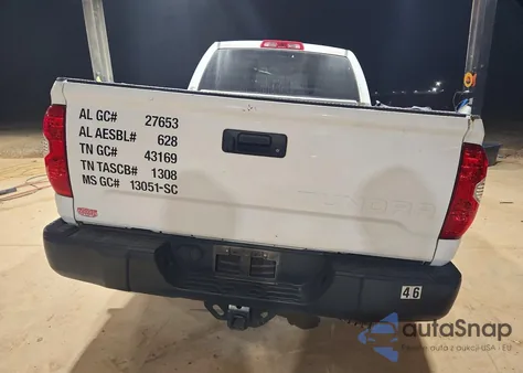 2019 Toyota Tundra Double Cab Sr из США, поврежденный, VIN 5TFRM5F10KX142111